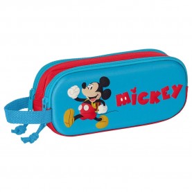канцеларски,принадлежности,safta,mickey,mouse,3d,double,pencil,case,blue,(multicolor)