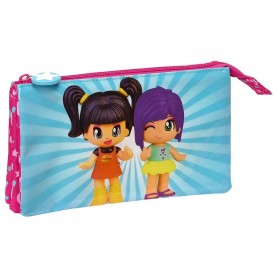 канцеларски,принадлежности,safta,pinypon,triple,pencil,case,multicolor,(multicolor)