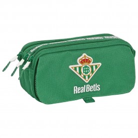 канцеларски,принадлежности,safta,real,betis,balompie,big,triple,pencil,case,green,(multicolor)