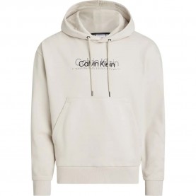 суичър,мъжки,пуловери,calvin,klein,double,flock,logo,hoodie,beige