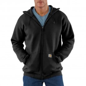 блуза,мъжки,пуловери,carhartt,k122,loose,fit,full,zip,sweatshirt,black,(grey)