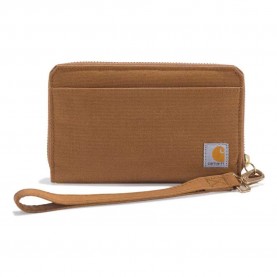 портфейли,и,портмонета,carhartt,nylon,duck,lay,flat,woman,wallet,brown,(brown)