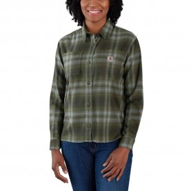 риза,с,дълъг,ръкав,дамски,блузи,дамски,ризи,carhartt,rugged,flex,loose,fit,long,sleeve,shirt,brown