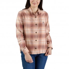 риза,с,дълъг,ръкав,дамски,блузи,дамски,ризи,carhartt,rugged,flex,loose,fit,long,sleeve,shirt,stucco,(brown)
