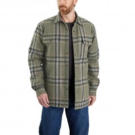 риза,с,дълъг,ръкав,мъжки,ризи,carhartt,sherpa,long,sleeve,shirt,basil,(brown)