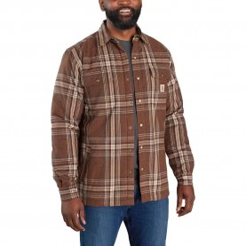 риза,с,дълъг,ръкав,мъжки,ризи,carhartt,sherpa,long,sleeve,shirt,brown