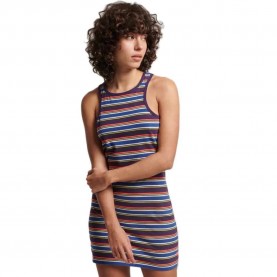 рокля,дамски,поли,и,рокли,superdry,vintage,stripe,sleeveless,short,dress,brown,(dark,chocolate,brown,stripe)