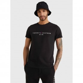 Тениска Tommy hilfiger Core short sleeve T-shirt - Black (JET BLACK) тениска,мъжки,тениски,tommy,hilfiger,core,short,sleeve,t,shirt,black,(jet,black)