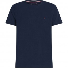 тениска,мъжки,тениски,tommy,hilfiger,core,stretch,extra,slim,fit,short,sleeve,t,shirt,blue