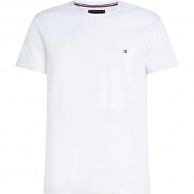 тениска,мъжки,тениски,tommy,hilfiger,core,stretch,slim,fit,c,short,sleeve,t,shirt,white