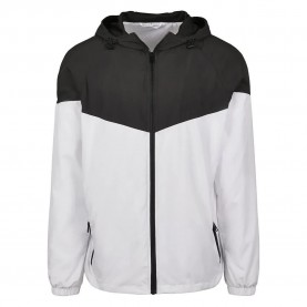 яке,мъжки,якета,build,your,brand,2,tone,tech,windrunner,jacket,white,black,(white)