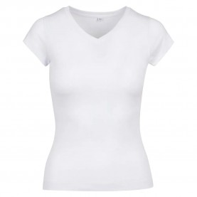 тениска,дамски,тениски,build,your,brand,basic,by062,short,sleeve,v,neck,t,shirt,white,(white)