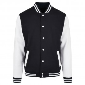 яке,мъжки,якета,build,your,brand,basic,college,jacket,black,white,(black)