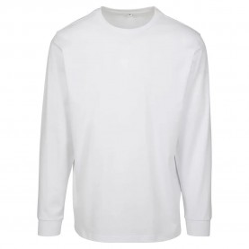 тениска,мъжки,тениски,build,your,brand,long,sleeve,t,shirt,white,(white)