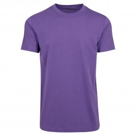 Тениска Build your brand BY004 Basic short sleeve T-shirt - Purple (Ultraviolet) тениска,мъжки,тениски,дамски,тениски,build,your,brand,by004,basic,short,sleeve,t,shirt,purple,(ultraviolet)