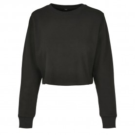 блуза,дамски,блузи,build,your,brand,terry,crew,sweatshirt,black,(black)