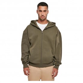 блуза,мъжки,пуловери,build,your,brand,ultra,heavy,full,zip,sweatshirt,olive,(green)