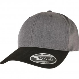 шапка,всички,шапки,flexfit,110,melange,mix,cap,grey,(dark,grey,black)