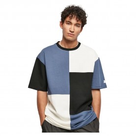 тениска,мъжки,тениски,starter,black,label,patchwork,oversize,short,sleeve,t,shirt,blue,(vintage,blue,black,pale,white)