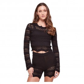спортни,сутиени,urban,classics,crochet,long,sleeve,top,black