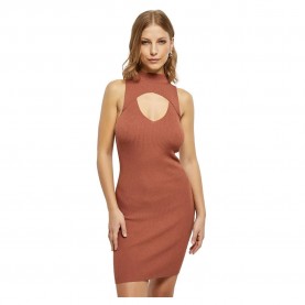 рокля,дамски,поли,и,рокли,urban,classics,cut,out,sleeveless,short,dress,terracotta,(brown)