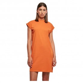 рокля,дамски,поли,и,рокли,urban,classics,extended,shoulder,short,sleeve,short,dress,vintage,orange,(orange)