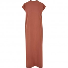 Рокля Urban classics Extended Shoulder sleeveless midi dress - Brown (Terracotta) рокля,дамски,поли,и,рокли,urban,classics,extended,shoulder,sleeveless,midi,dress,brown,(terracotta)