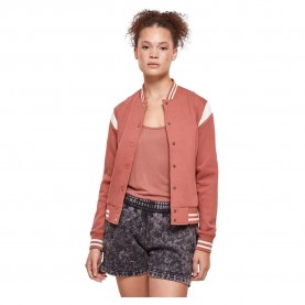 яке,дамски,якета,и,палта,urban,classics,inset,college,jacket,terracotta,whitesand,(orange)