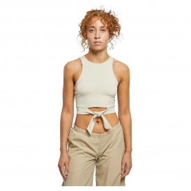 тениска,дамски,топове,urban,classics,knot,sleeveless,t,shirt,beige,(soft,seagrass)