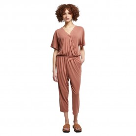 гащеризон,дамски,гащеризони,urban,classics,modal,jumpsuit,brown