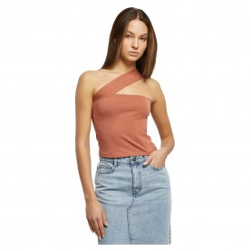 тениска,дамски,топове,urban,classics,one,strap,sleeveless,t,shirt,terracotta,(orange)