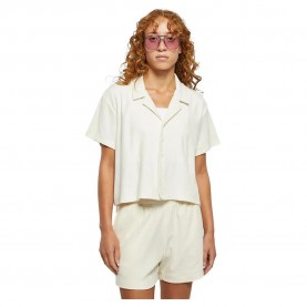 риза,с,къс,ръкав,дамски,блузи,дамски,ризи,urban,classics,towel,resort,short,sleeve,shirt,beige