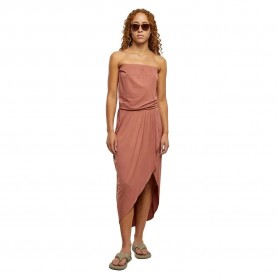 рокля,дамски,поли,и,рокли,urban,classics,viscose,sleeveless,long,dress,terracotta,(orange)