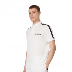 мъжки,блузи,с,яка,armani,exchange,embroidered,logo,pique,short,sleeve,polo,white