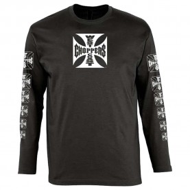 тениска,мъжки,тениски,west,coast,choppers,og,lbc,long,sleeve,t,shirt,black,(black)