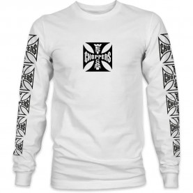 тениска,мъжки,тениски,west,coast,choppers,og,lbc,long,sleeve,t,shirt,white