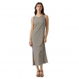 рокля,дамски,поли,и,рокли,vero,moda,fiona,sleeveless,long,dress,green,(birch,stripes,black)