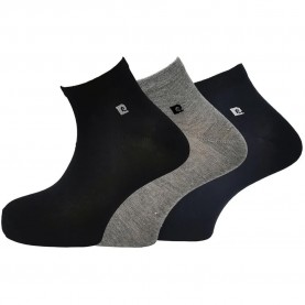 чорапи,мъжки,чорапи,pierre,cardin,quarter,short,socks,multicolor,(black)