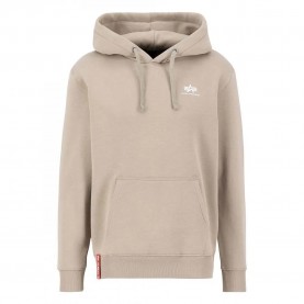 суичър,мъжки,пуловери,alpha,industries,basic,small,logo,hoodie,vintage,sand,(beige)