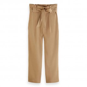 панталони,дамски,панталони,scotch,&,soda,daisy,straight,leg,paperbag,fit,high,waist,pants,beige