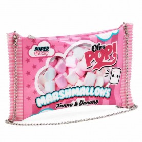 чанти,за,през,рамо,oh,my,pop,chain,marshmallow,crossbody,pink,(pink)
