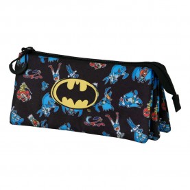 канцеларски,принадлежности,karactermania,fan,triple,2.0,looney,tunes,batman,tunes,pencil,case,black