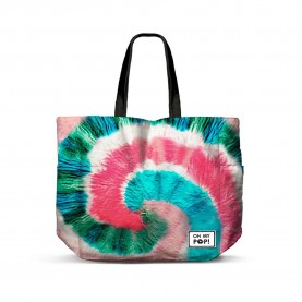 пазарска,чанта,всички,чанти,oh,my,pop,horizontal,fan,voyage,shopping,bag,black