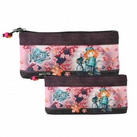 несесер,тоалетни,принадлежности,forever,ninette,set,of,two,bicycle,wash,bag,red,(red)