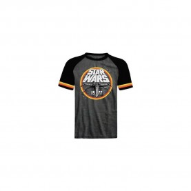 тениска,мъжки,тениски,heroes,star,wars,1977,circle,short,sleeve,t,shirt,charcoal,(grey)