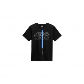тениска,мъжки,тениски,heroes,star,wars,glow,in,the,dark,lightsaber,short,sleeve,t,shirt,black,(black)