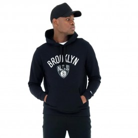 суичър,мъжки,пуловери,new,era,nba,regular,brooklyn,nets,hoodie,black