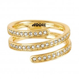 бижутерия,adore,5489624,ring,golden,(pink)