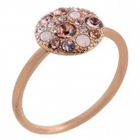 бижутерия,adore,5490335,ring,golden,(pink)