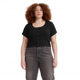 тениска,дамски,тениски,levi´s,®,plus,rach,short,sleeve,t,shirt,black,(caviar)